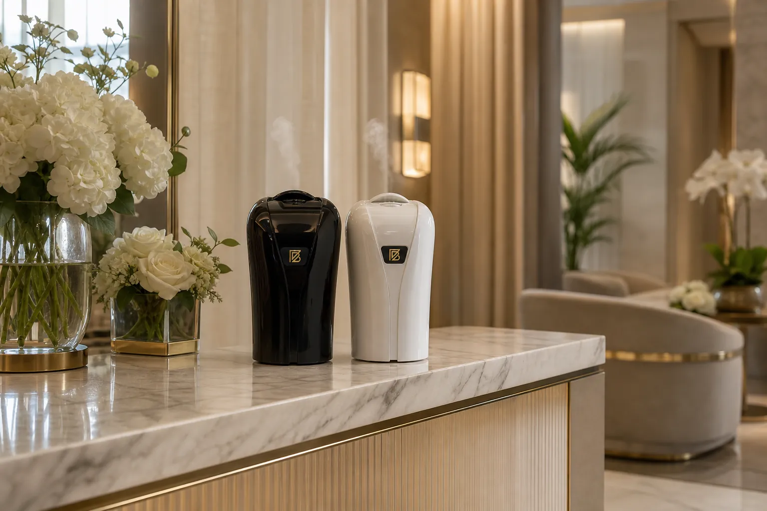 Otel ve dinlenme tesisinde Signatra koku cihazları